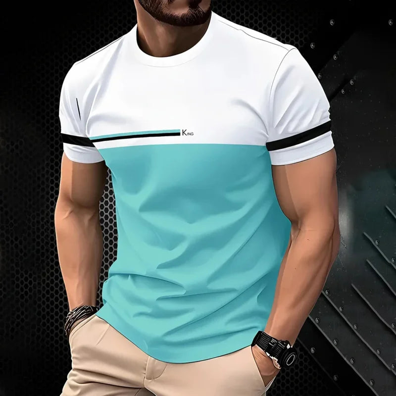 In the summer of , men's casual T-shirts are added with simple O-neck short-sleeved outdoor clothing and breathable 3d print