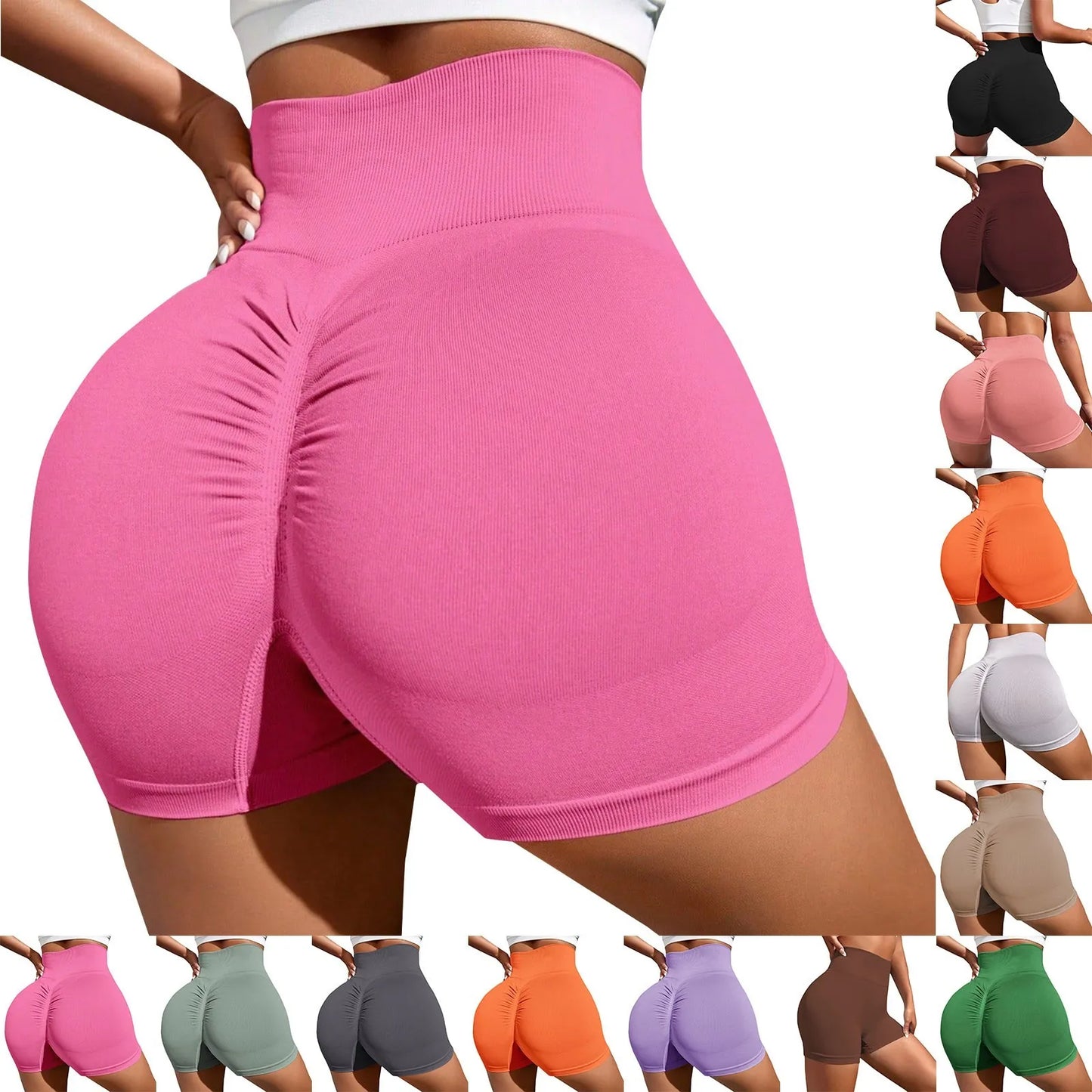 women pants sexy High Waist Peach Lift Hip Sports Shorts Tight Yoga Shorts Quick-drying Sweat-absorbing shorts