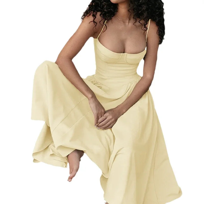 Summer Sexy Women Dress Bohemia Long  Flower Beach Sundress Dress for Female