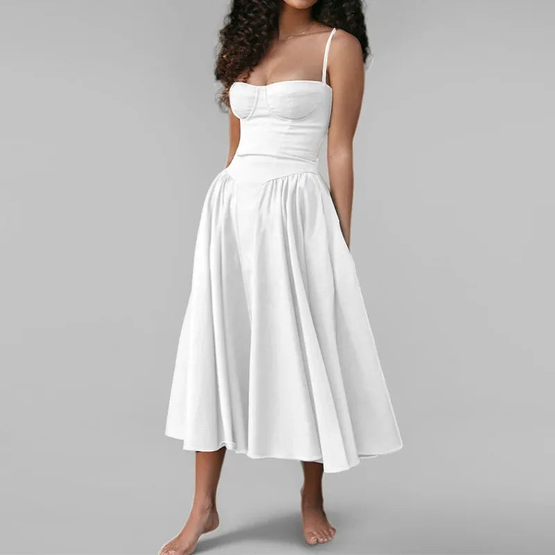 Summer Sexy Women Dress Bohemia Long  Flower Beach Sundress Dress for Female