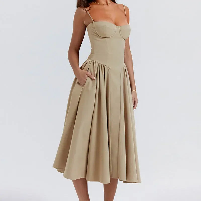 Summer Sexy Women Dress Bohemia Long  Flower Beach Sundress Dress for Female