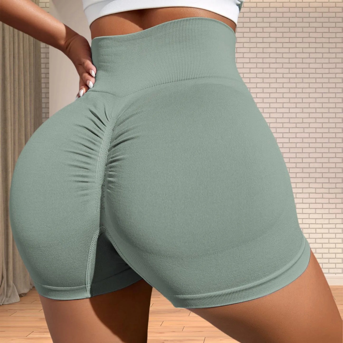 women pants sexy High Waist Peach Lift Hip Sports Shorts Tight Yoga Shorts Quick-drying Sweat-absorbing shorts