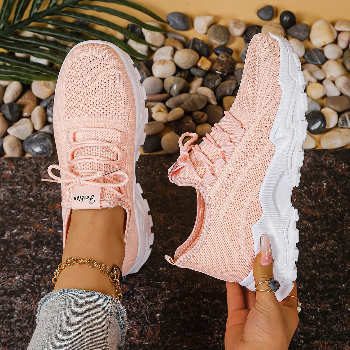 Women's shoes, women's sports shoes  Women's shoes Breathable single-mesh dad shoes Women's casual and versatile sports shoe