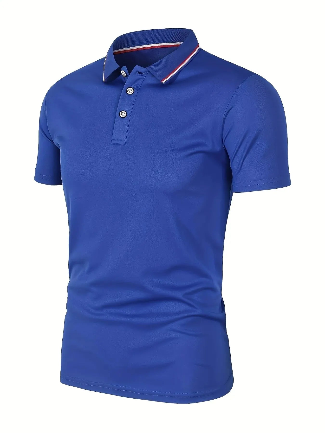 Hot Sale Men's Summer Casual Breathable Comfortable Polo Shirt Men's Solid Color High Quality Short Sleeve T-Shirt