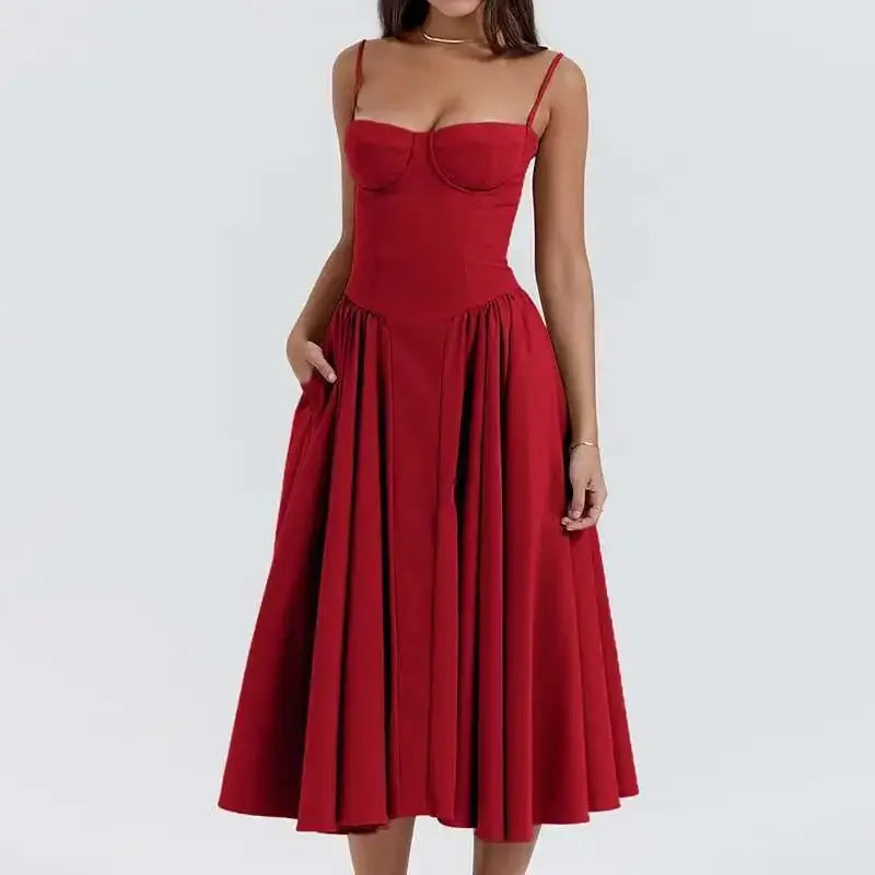 Summer Sexy Women Dress Bohemia Long  Flower Beach Sundress Dress for Female
