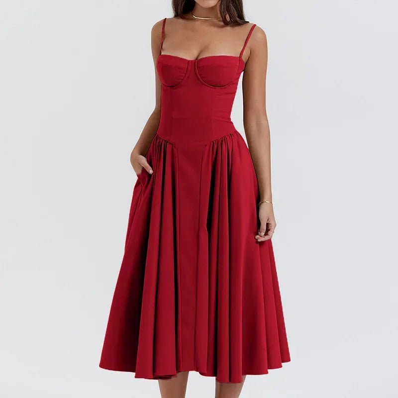 Summer Sexy Women Dress Bohemia Long  Flower Beach Sundress Dress for Female