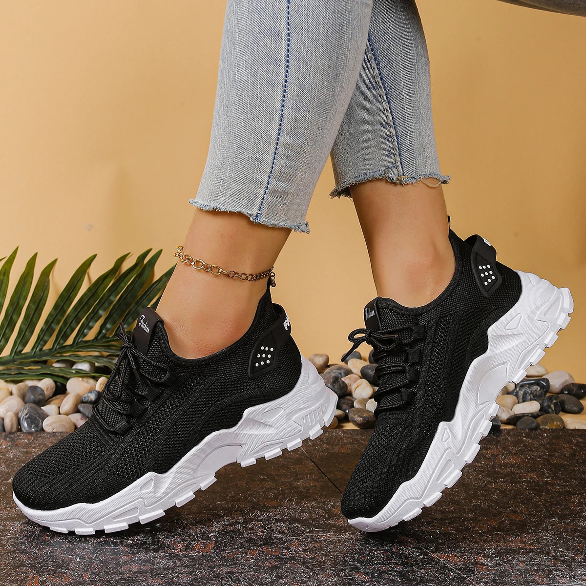 Women's shoes, women's sports shoes  Women's shoes Breathable single-mesh dad shoes Women's casual and versatile sports shoe